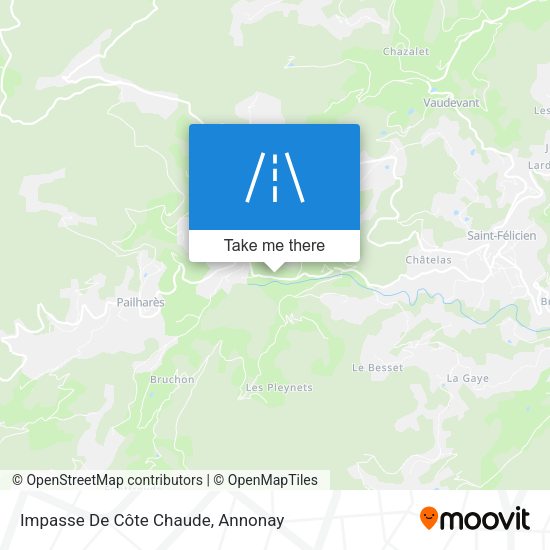 Impasse De Côte Chaude map