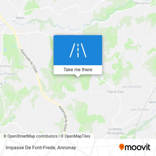 Impasse De Font-Frede map