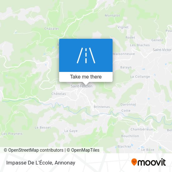 Impasse De L'École map