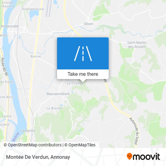 Montée De Verdun map