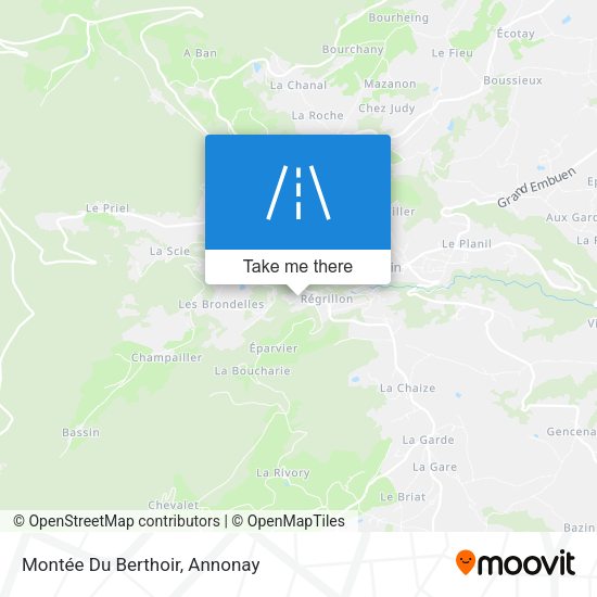 Montée Du Berthoir map
