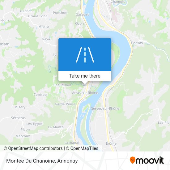 Montée Du Chanoine map