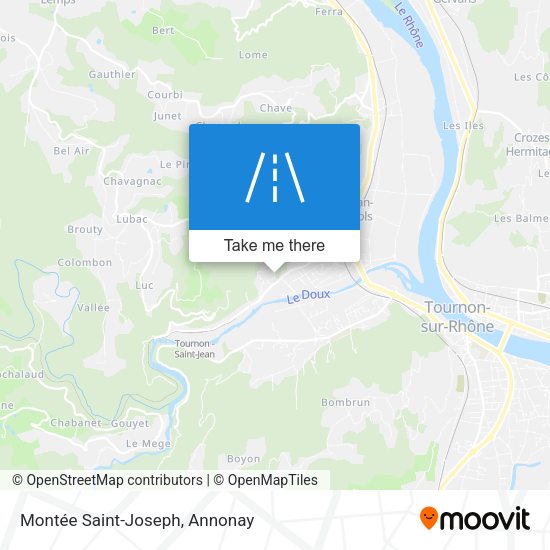 Montée Saint-Joseph map