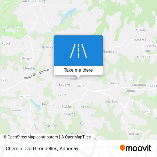 Chemin Des Hirondelles map
