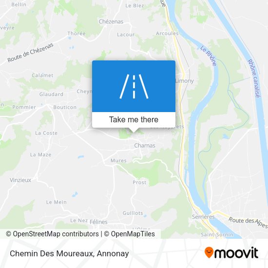 Chemin Des Moureaux map