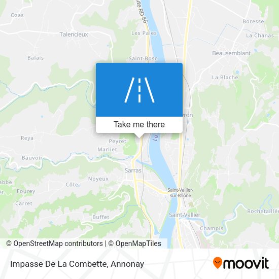 Impasse De La Combette map