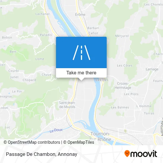 Passage De Chambon map