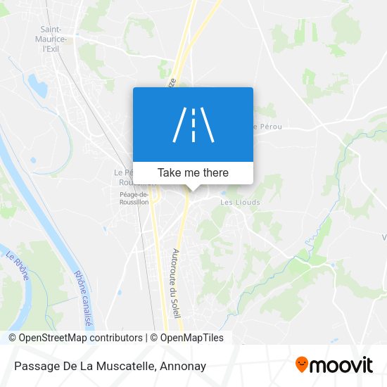 Passage De La Muscatelle map