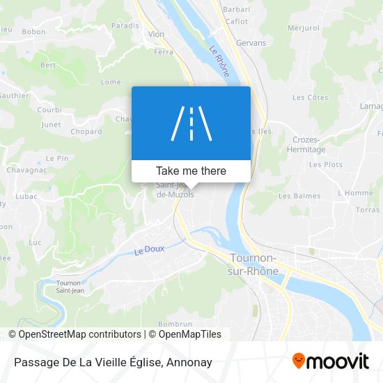 Passage De La Vieille Église map