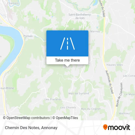 Chemin Des Notes map