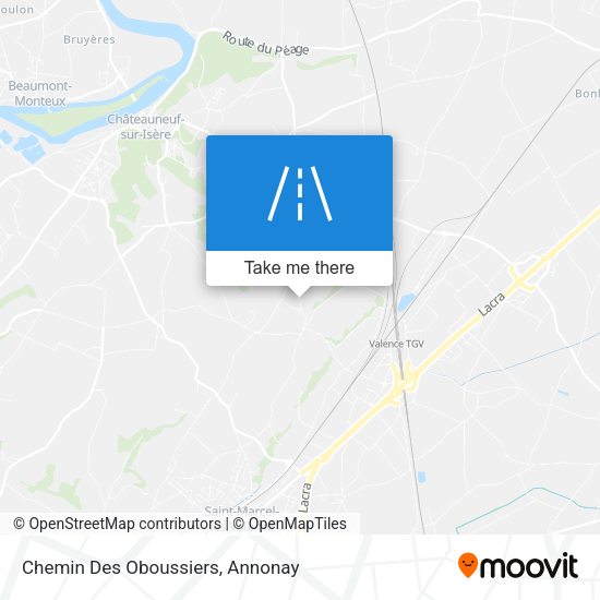 Chemin Des Oboussiers map