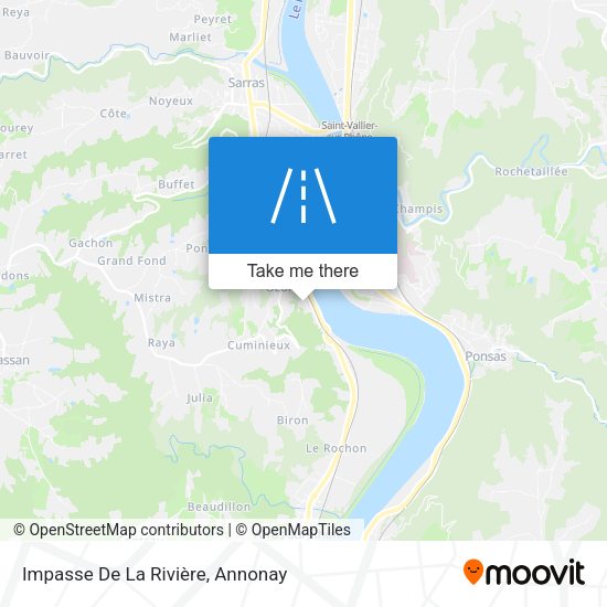 Impasse De La Rivière map