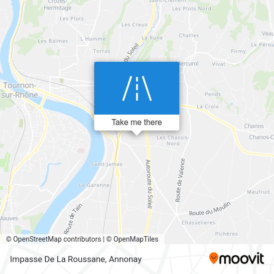 Impasse De La Roussane map