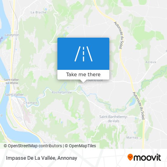 Impasse De La Vallée map