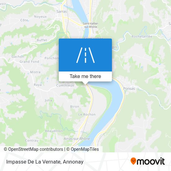 Impasse De La Vernate map