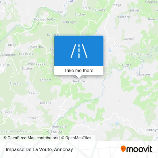 Impasse De La Voute map