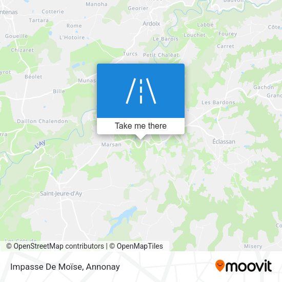 Impasse De Moïse map