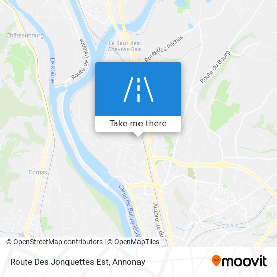 Route Des Jonquettes Est map