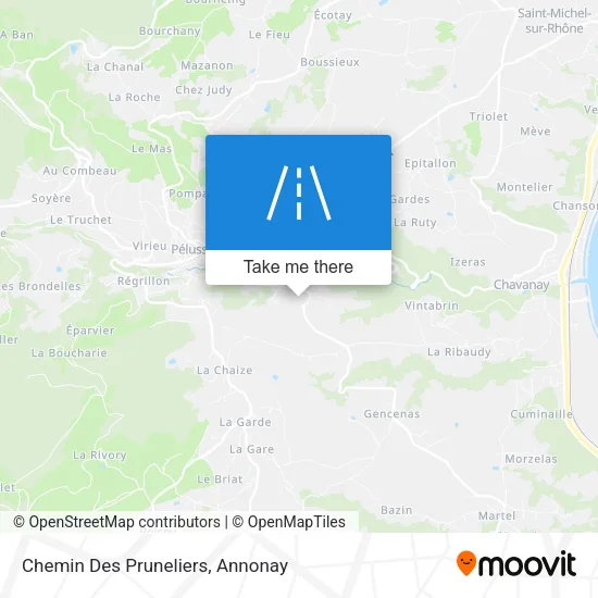 Chemin Des Pruneliers map