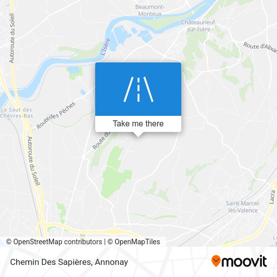 Chemin Des Sapières map