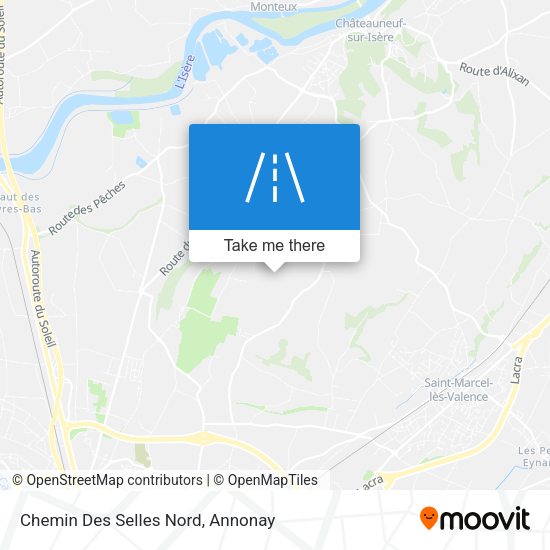 Chemin Des Selles Nord map