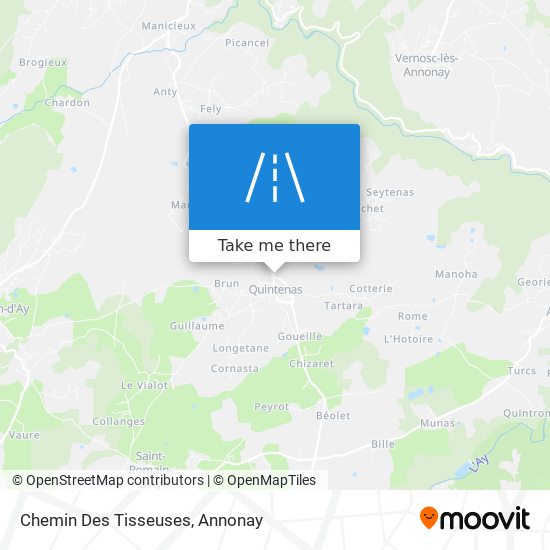 Mapa Chemin Des Tisseuses