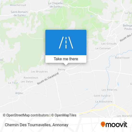 Chemin Des Tournavelles map