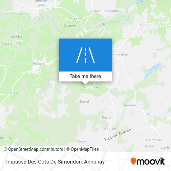 Impasse Des Cots De Simondon map