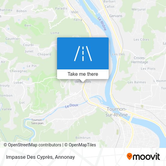 Impasse Des Cyprès map