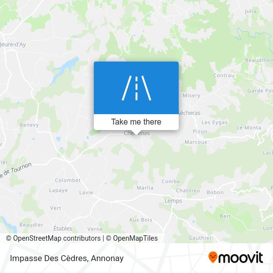 Impasse Des Cèdres map