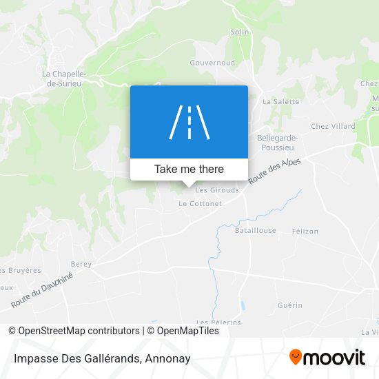 Impasse Des Gallérands map