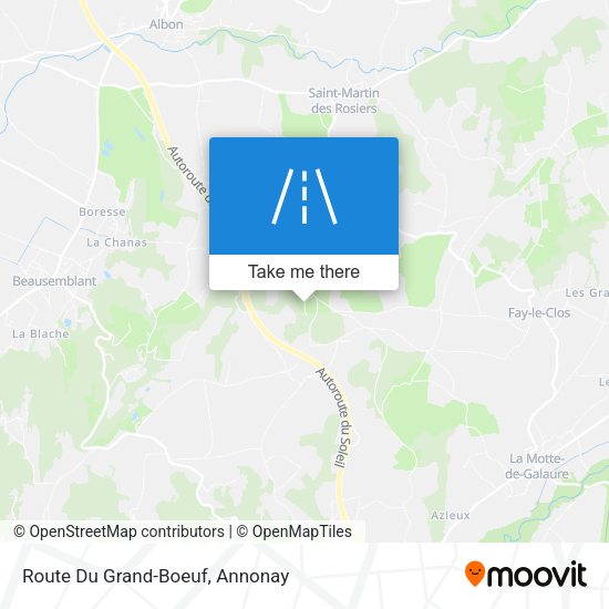 Route Du Grand-Boeuf map