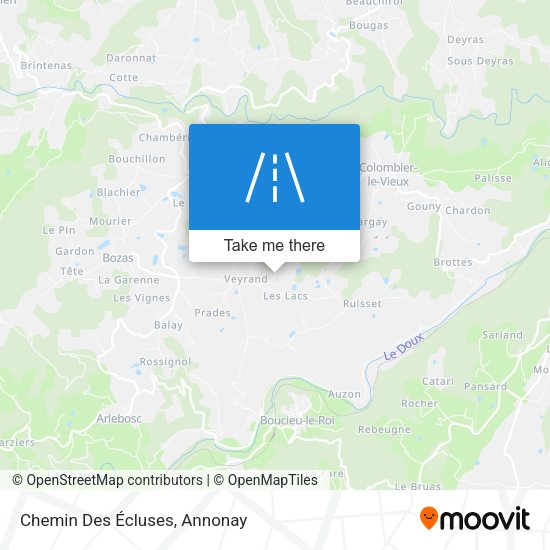 Chemin Des Écluses map