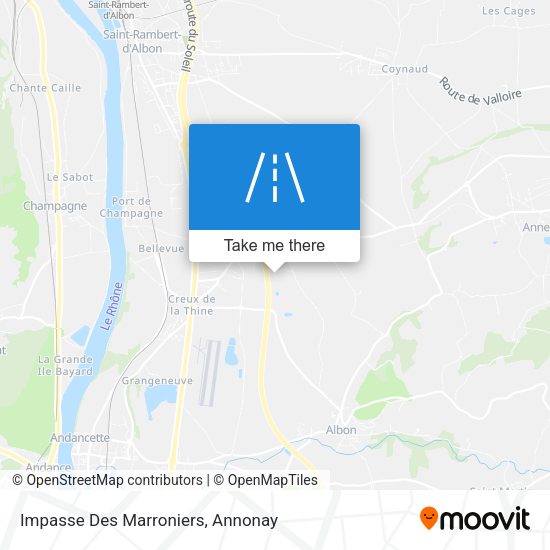 Impasse Des Marroniers map