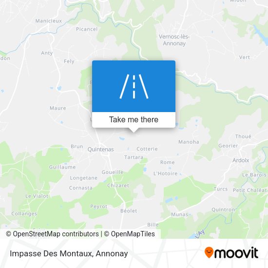 Impasse Des Montaux map