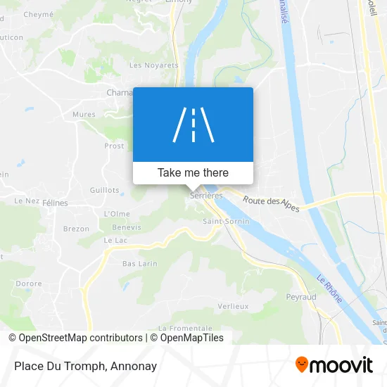 Place Du Tromph map