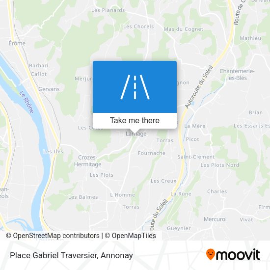 Place Gabriel Traversier map