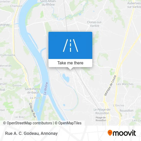 Rue A. C. Godeau map