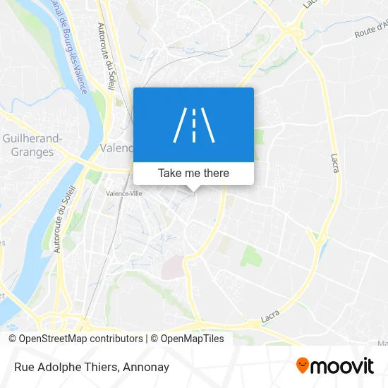 Rue Adolphe Thiers map