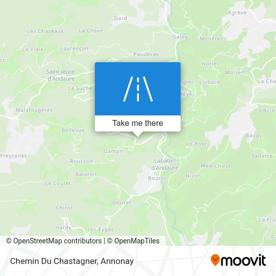 Chemin Du Chastagner map