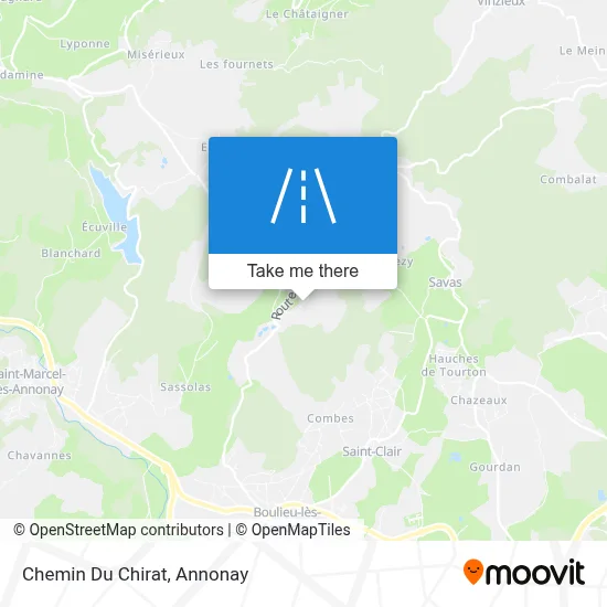 Chemin Du Chirat map