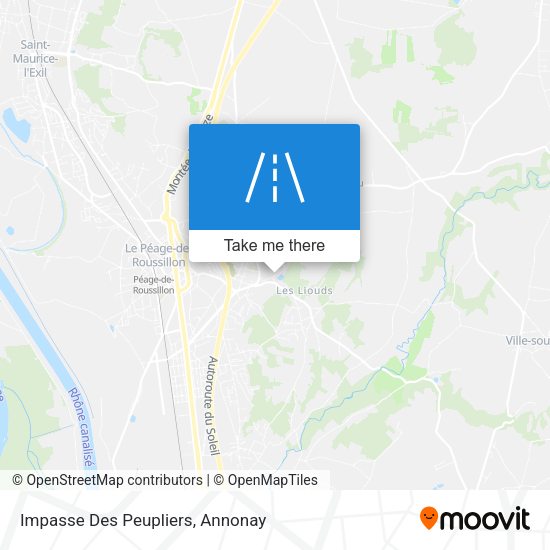 Impasse Des Peupliers map