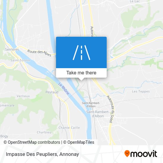 Impasse Des Peupliers map