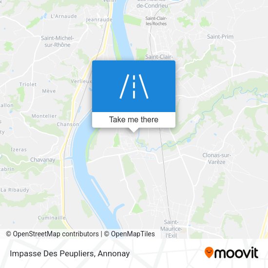 Impasse Des Peupliers map