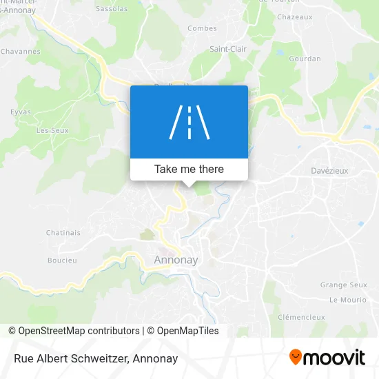 Rue Albert Schweitzer map