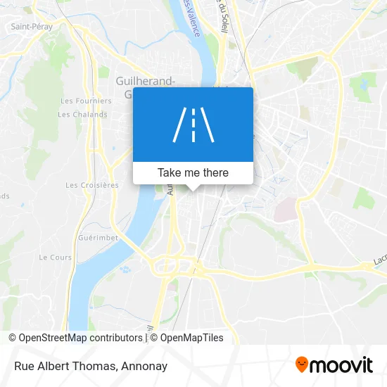 Rue Albert Thomas map