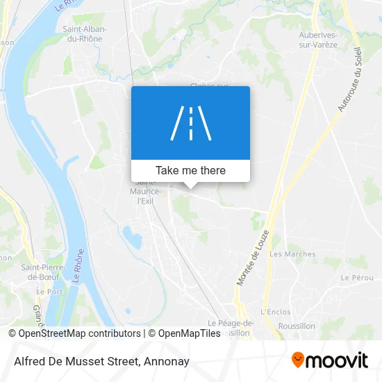 Rue Alfred De Musset map