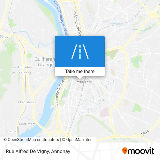 Rue Alfred De Vigny map