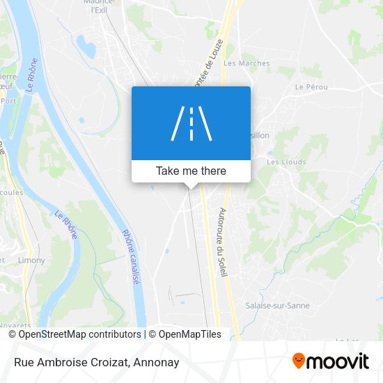 Rue Ambroise Croizat map