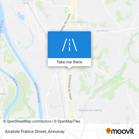 Rue Anatole France map